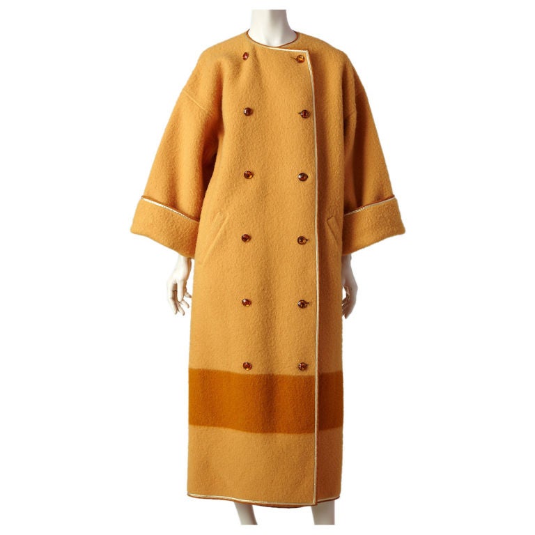 Geoffrey Beene blanket coat