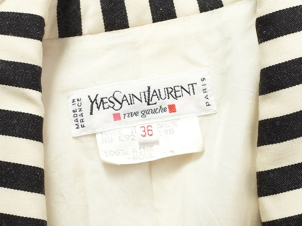 YSL Stripe Blazer 1