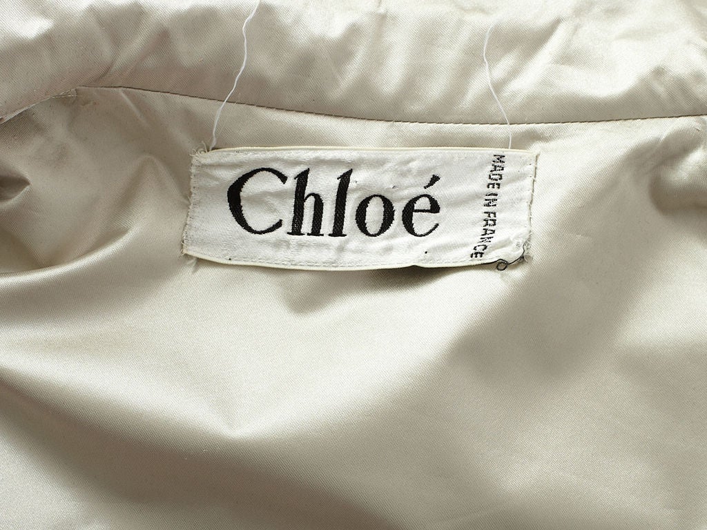 Chloe  Double Breasted Trench In Excellent Condition In New York, NY