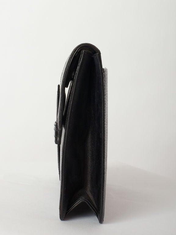 YSL Ostrich  Envelope Clutch