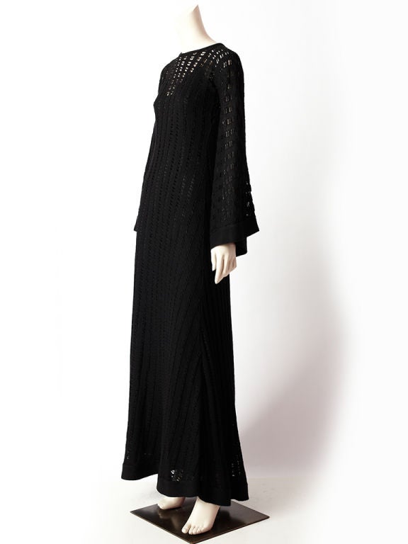 Mollie Parnis 70's Knit Dress