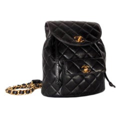 Retro Chanel Quilted Backpack