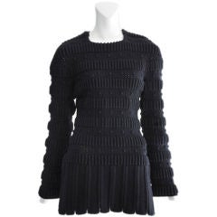 Alaia mini sweater dress