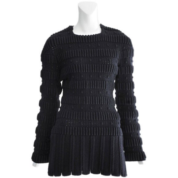 Alaia mini sweater dress