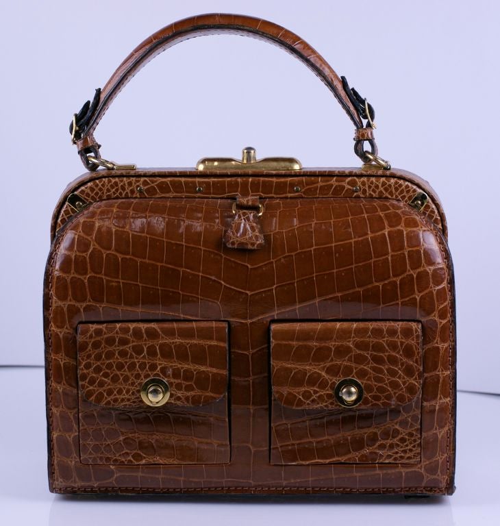 Incredibly chic Lederer mini crocodile 