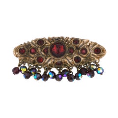 Henry Perichon Paste and Talosel Brooch, France
