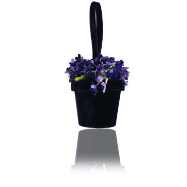 Lulu Guiness Violet Pot Bag at 1stDibs lulu guinness flower pot