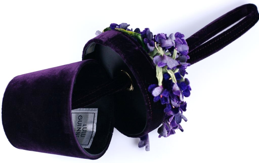 Lulu Guiness Violett Topf Tasche Damen