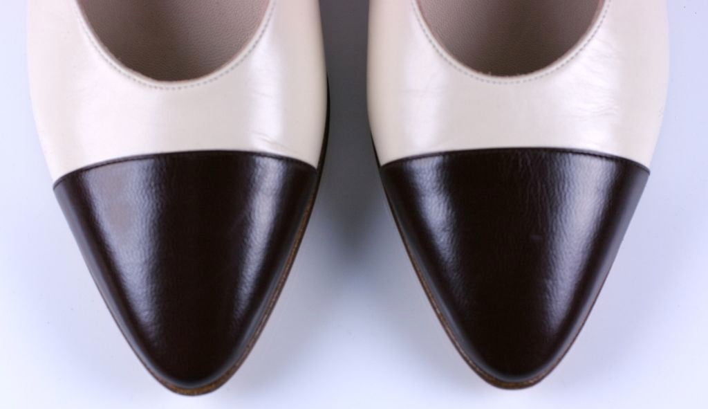 chanel spectator flats