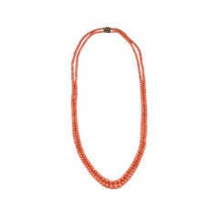 Antique Coral Beads