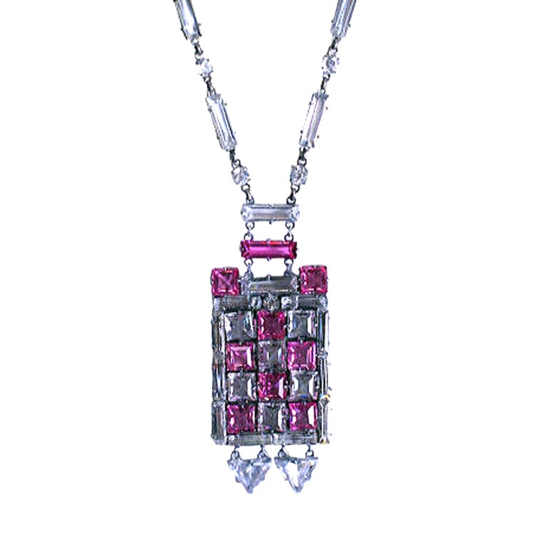 Stunning Art Deco Articulated Pendant