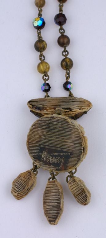 Artisan Henry Talosel Necklace For Sale