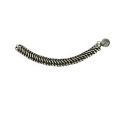 Bracciale d'argento vittoriano A. Link e Fob
