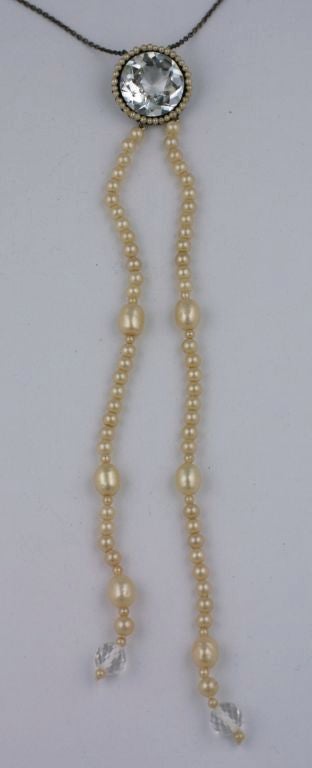 Deco Paste Negligee Pendant In Excellent Condition For Sale In New York, NY