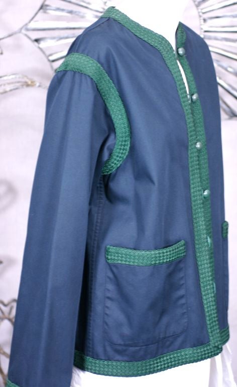 Yves Saint Laurent Russian Cotton Jacket