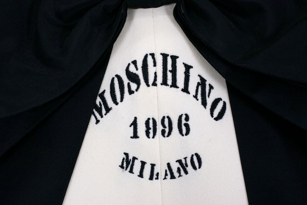 Moschino Logo Dress w. Bow