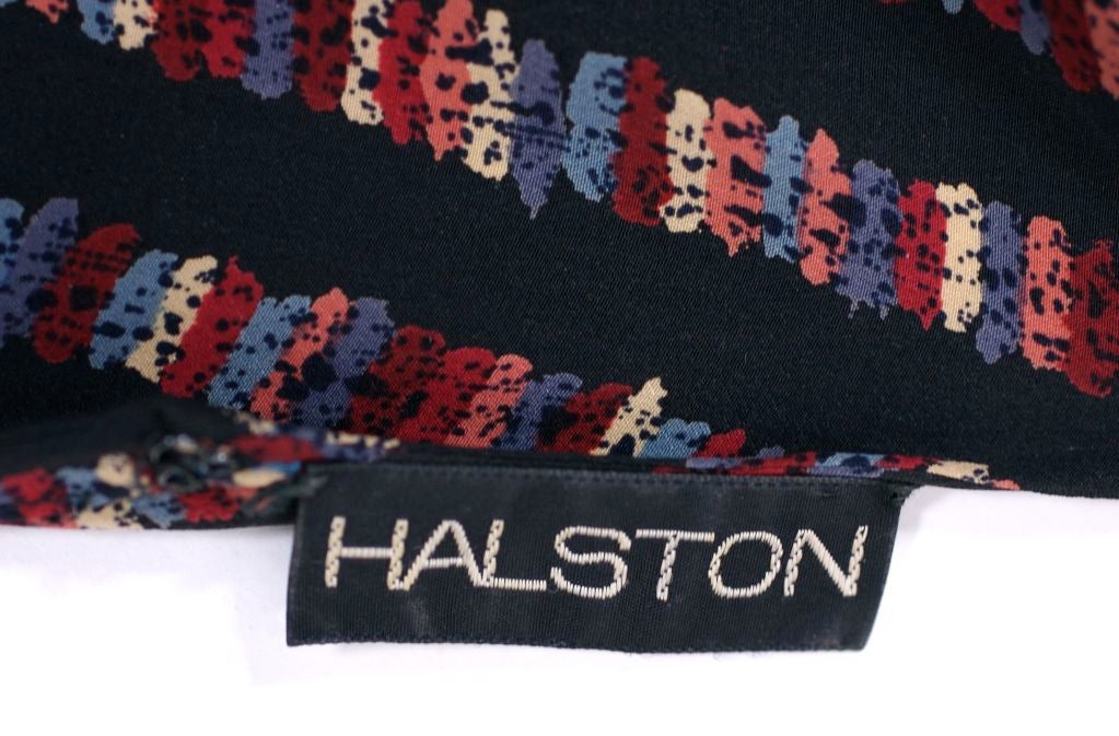 Halston's Easy Bias Cut Silk Crepe 1