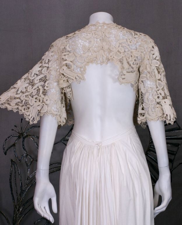 Edwardian Irish Crochet Butterfly Sleeve Bolero at 1stDibs butterfly