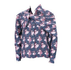 Valentino Silk Crepe Print Blouse andScarf 1