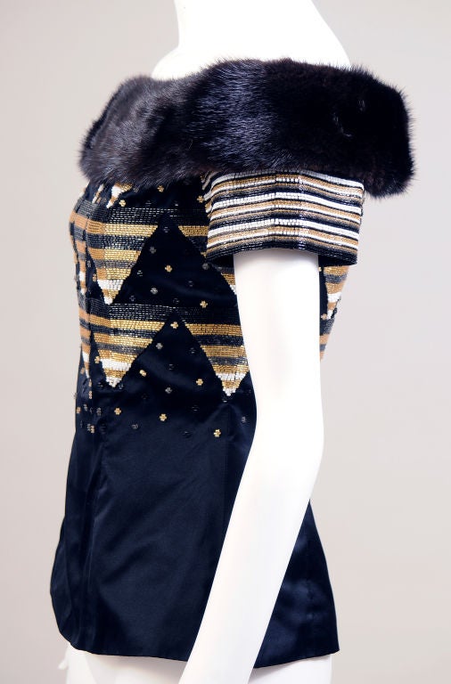 Lagerfeld Runway Piece worn by Famke Janssen