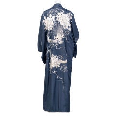 Antique Japanese Kimono, Hand Embroidered