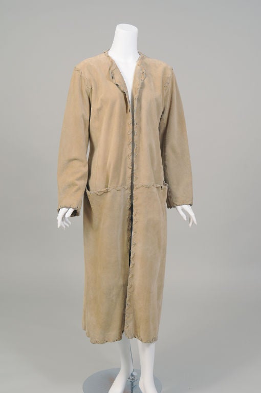 Givenchy Haute Couture Suede Coat