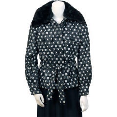 Vintage Dior Jacket with Fur Collar