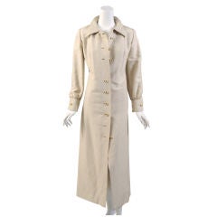 Galanos Polka Dot Coat Dress