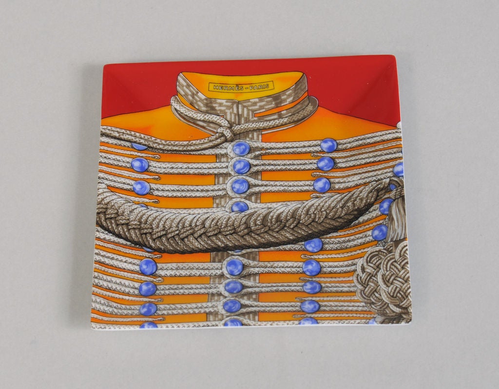 Hermes Brandebourgs Porcelain Tray