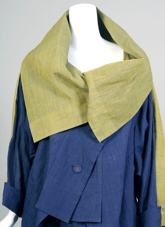 Issey Miyake Coat & Pants