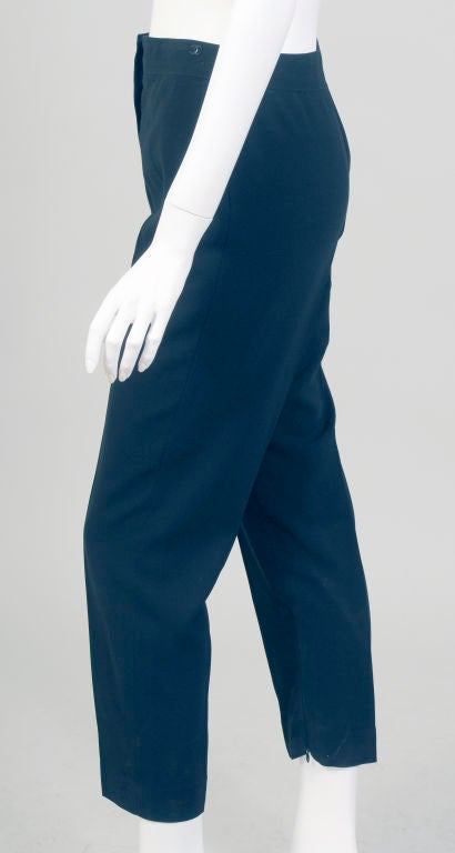 Chanel Silk Capri Pants