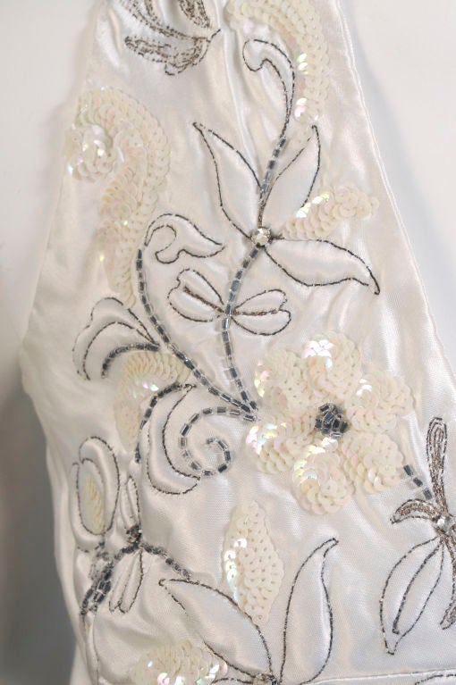Jacques Heim Beaded Halter Top