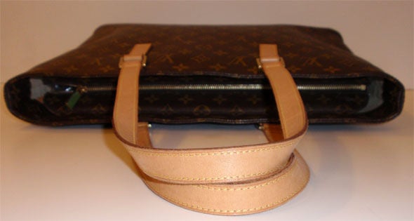 Louis Vuitton Brown Leather Monogram Leather Handbag, Circa 1990 1