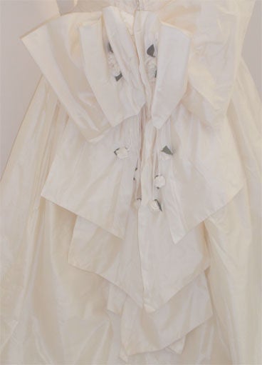 Christian Dior Champagne Silk Wedding Gown, Circa 2000 2