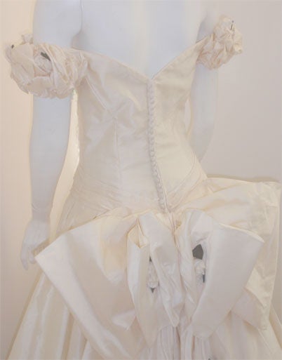 Christian Dior Champagne Silk Wedding Gown, Circa 2000 at 1stDibs ...