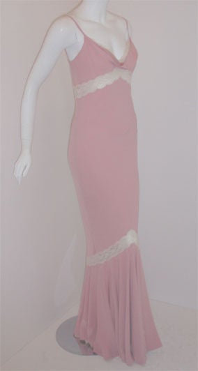 Christian Dior Pink Mermaid Gown, Circa 1990 1