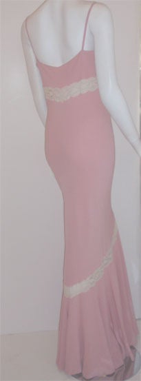 Christian Dior Pink Mermaid Gown, Circa 1990 2