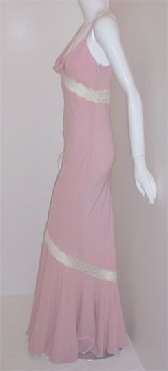 Women's Christian Dior Pink Mermaid Gown, Circa 1990