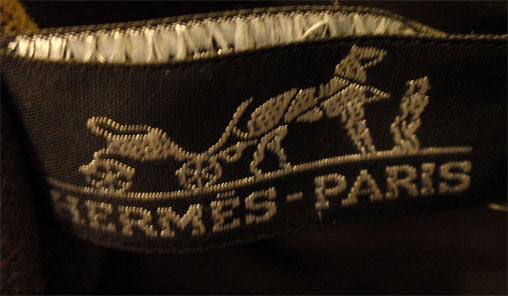 Hermes Blue and Green Canvas Tote Bag, Circa 2000