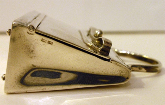 Hermes Silver Kelly Pillbox, Circa 1980 1