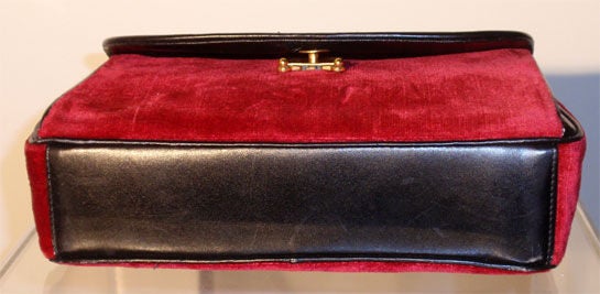 Roberta Di Camerino Red Cloth Handbag, Circa 1970 2