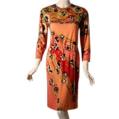 Vintage Emilio Pucci Signature Print Day Dress, Circa Late 1970