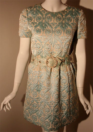 Seymour Fox (3pc) Set Dress, Coat, and Belt, Circa 1960 5