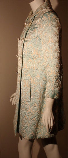 Seymour Fox (3pc) Set Dress, Coat, and Belt, Circa 1960 3