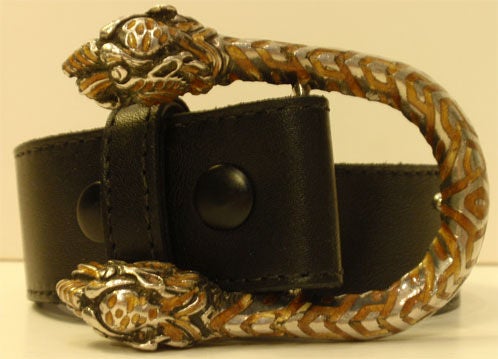Gucci Custom Made &quot;Replacement&quot; Leather Belt, Circa 1970 at 1stdibs