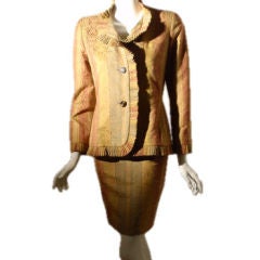 Vintage Bill Blass 2pc Jacket and Skirt Set, Circa 1980