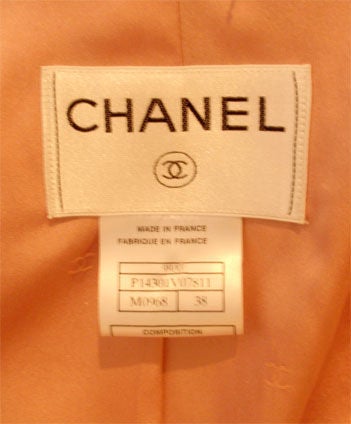 Chanel Light Pink 2pc Jacket and Skirt Set, Circa 1980