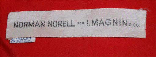 Norell 3pc Red Coat, Skirt, and Belt, Circa1970