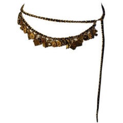 Chanel Gold Charm Belt, Circa 1990