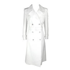 Valentino White Trench Coat